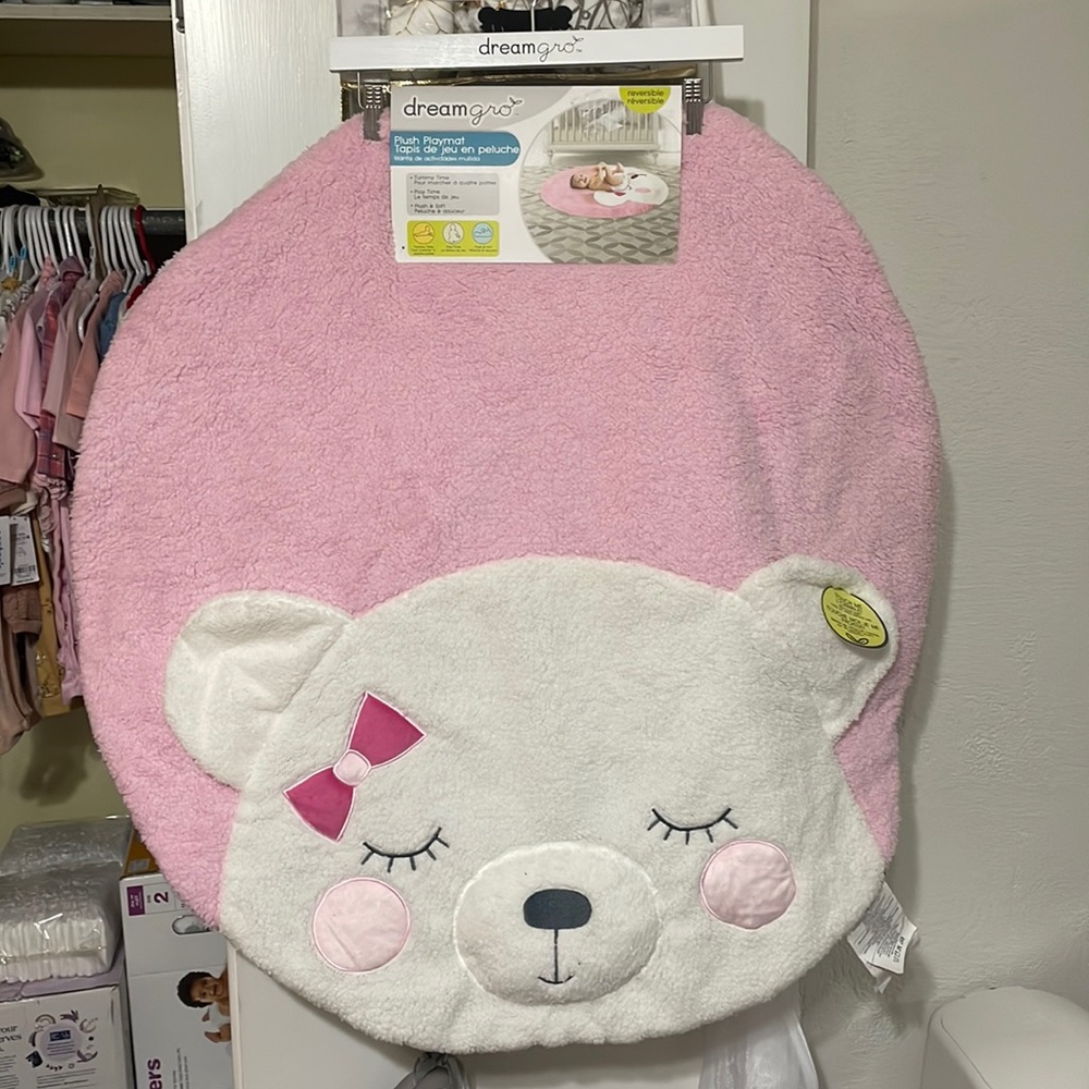 Plush Playmat for Baby Tummy Time